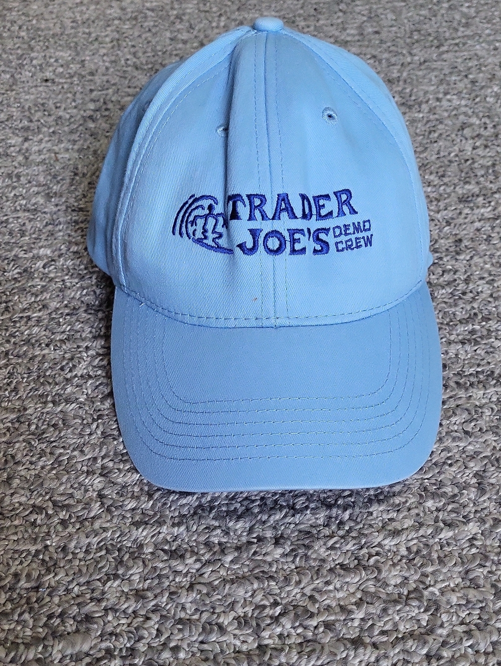 Trader Joe's Light Blue Cotton Hat
